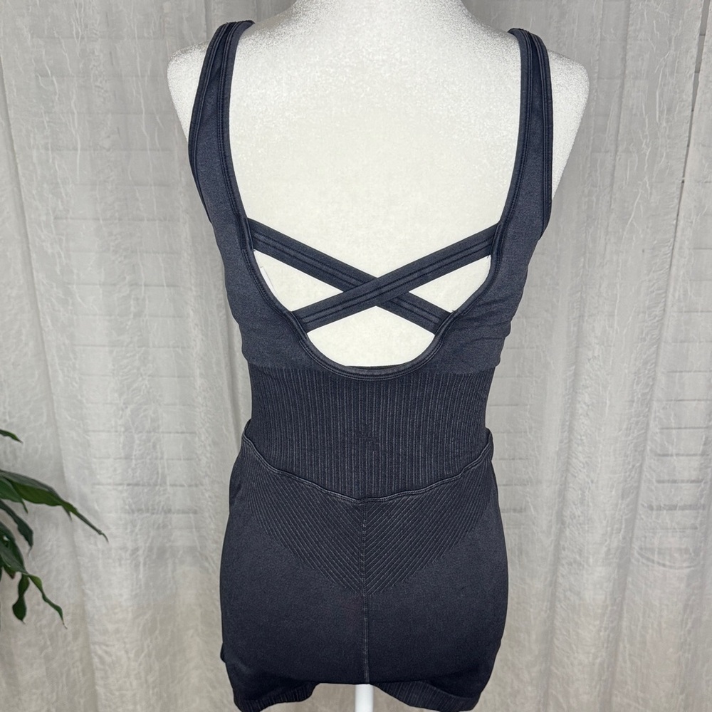 JoyLab Black Ribbed Bodysuit - Picture 5 of 6